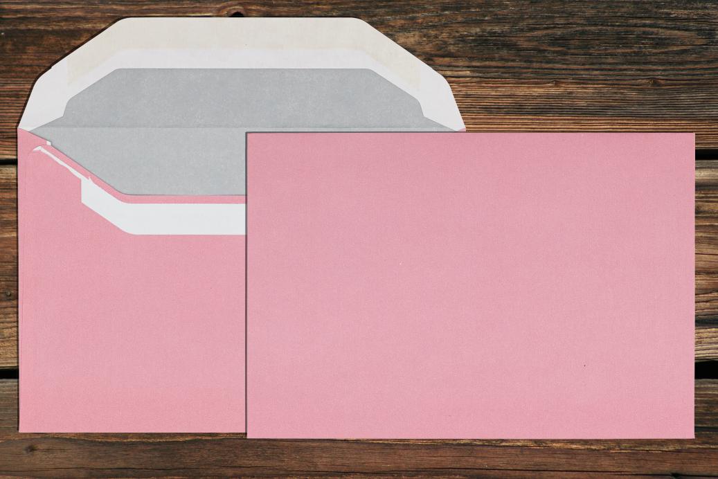 Kuvertierhüllen 120x176 Nassklebend Rot 75 g/qm